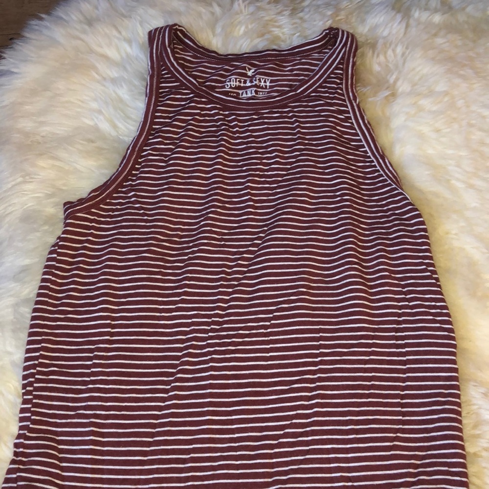 Soft and sexy cropped tank American Eagle size s